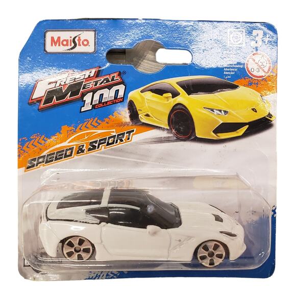 Corvette Metal Die Cast Car Maisto Fresh Metal 100 Collection Speed & Sport 2208 - Picture 8 of 8